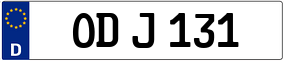 Truck License Plate